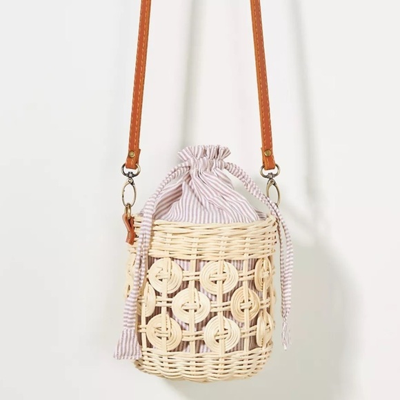 Anthropologie Handbags - Anthropologie lined peekaboo bucket purse new without tags